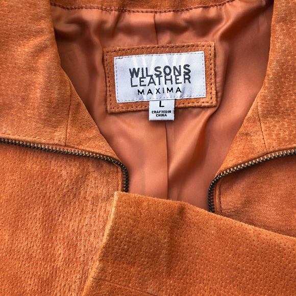 Wilsons Leather Maxima • Suede Leather Jacket - Picture 7 of 9